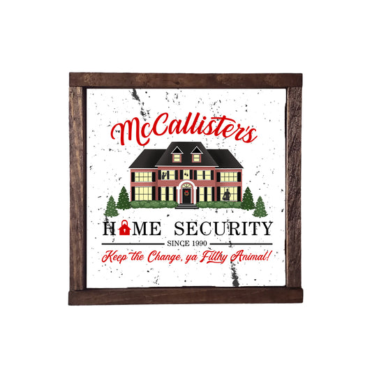 McCALLISTER'S HOME SECURITY