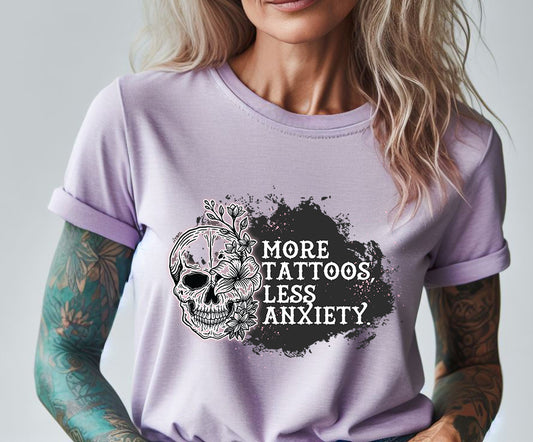 MORE TATTOOS, LESS ANXIETY