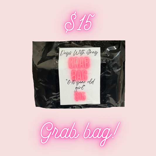 SALE BLIND GRAB BAG-6-10 YEAR OLD GIRL