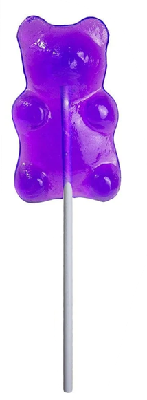 Purple Bear Lollipop