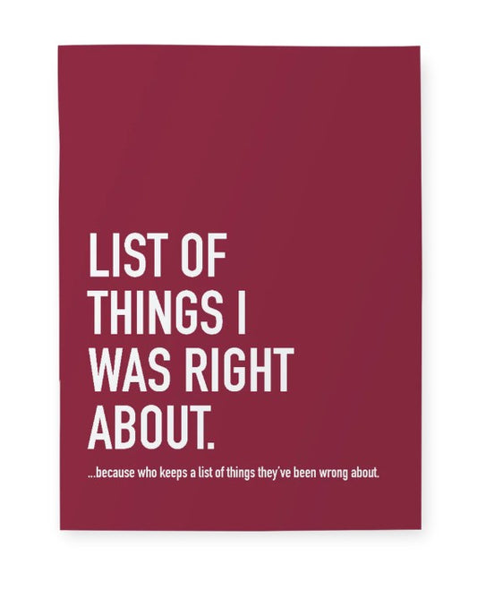 Right About Notebook