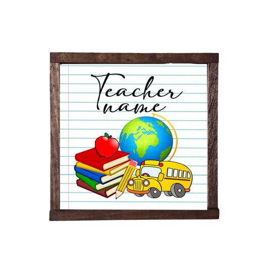 TEACHER SIGN-CUSTOMIZABLE