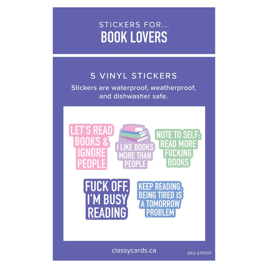 Stickers For Book Lover