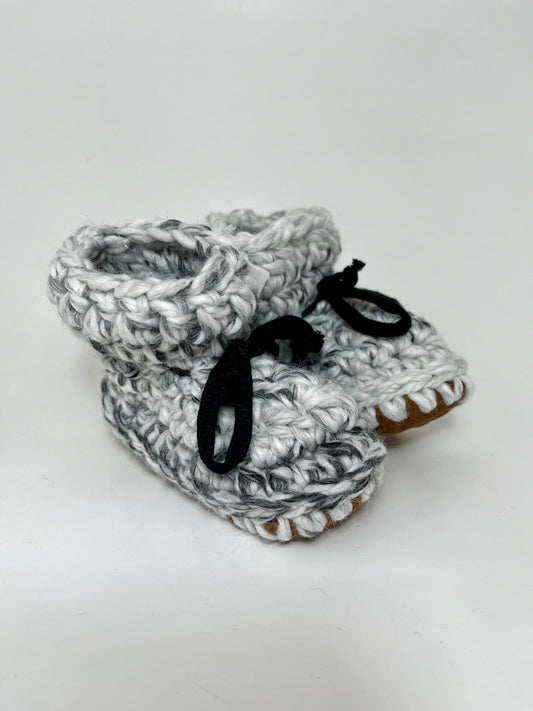 Kid Knit Slippers - Marble