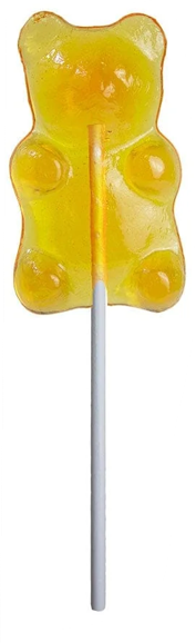 Yellow Bear Lollipop
