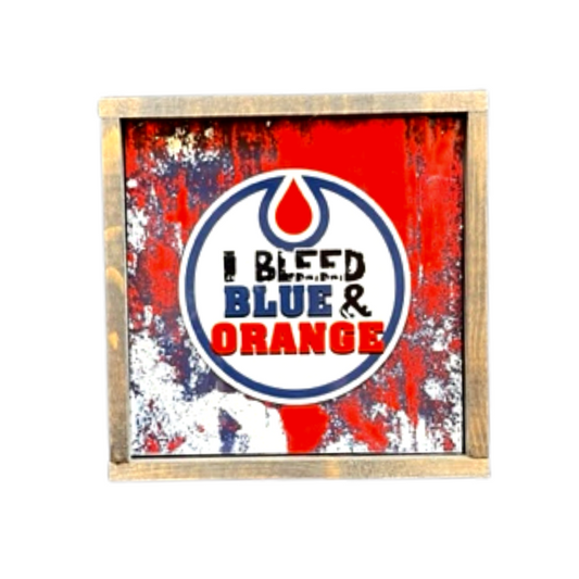 OILERS - BLEED BLUE AND ORANGE