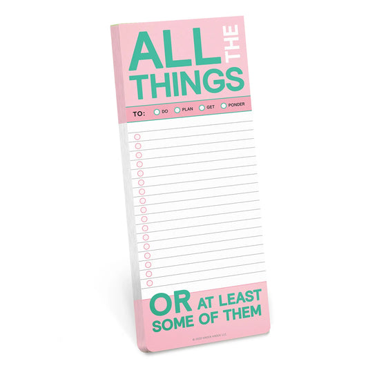 All the Things List