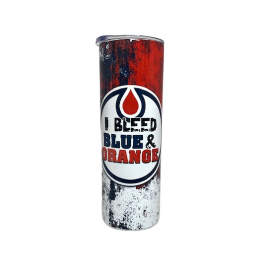 OILERS - BLEED BLUE AND ORANGE