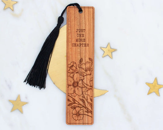 Wooden Bookmark - One More Chapter