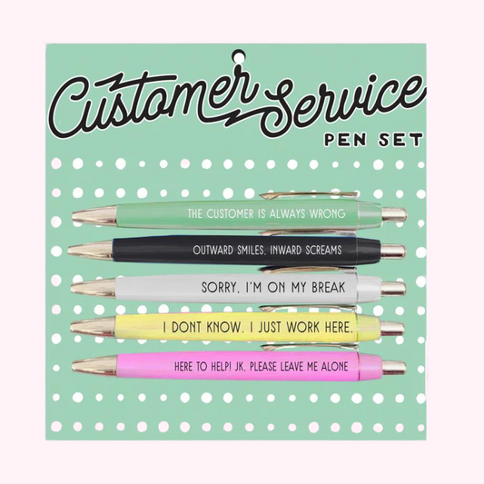 Sassy Pen Set - Customer Service