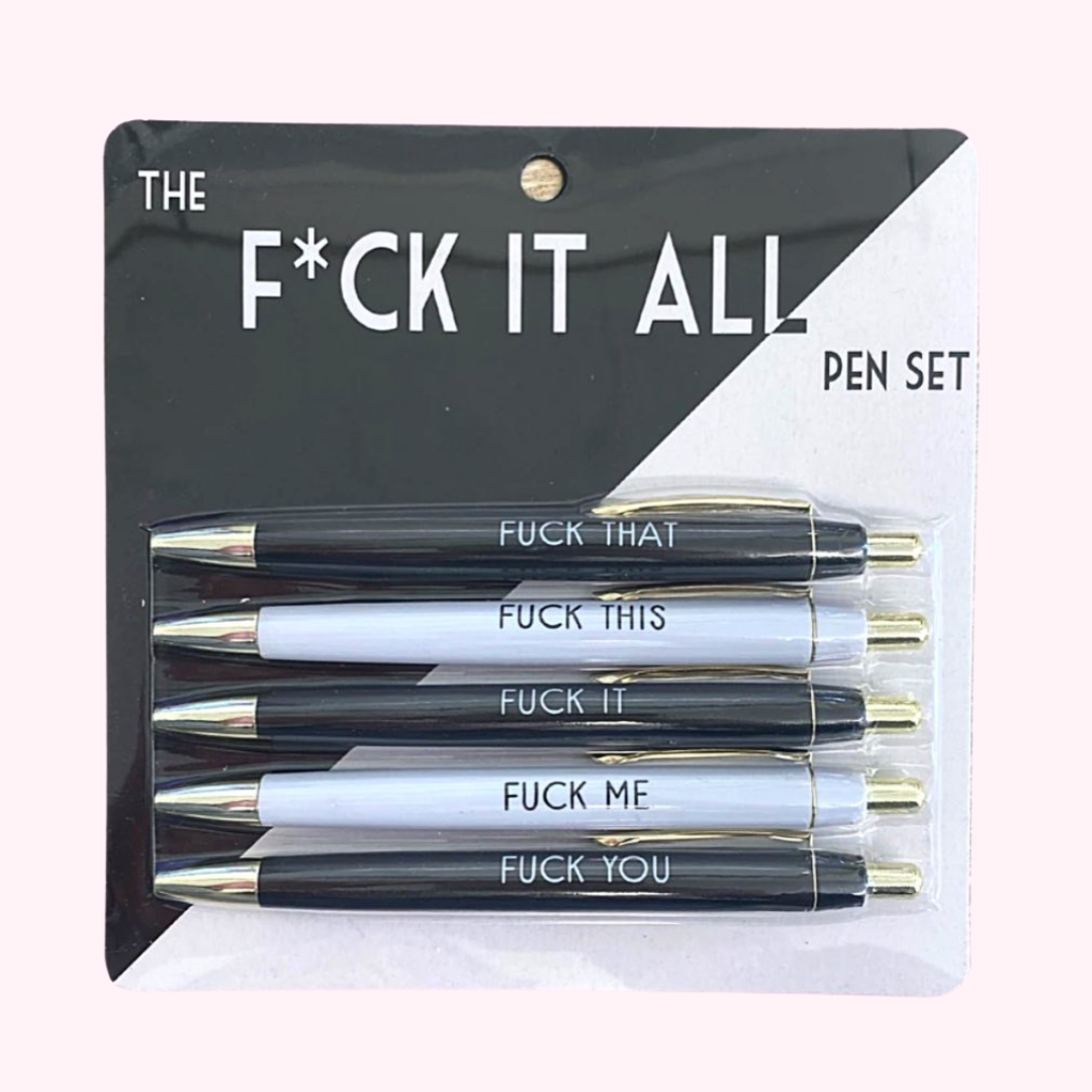 Sassy Pen Set - Fuck It All