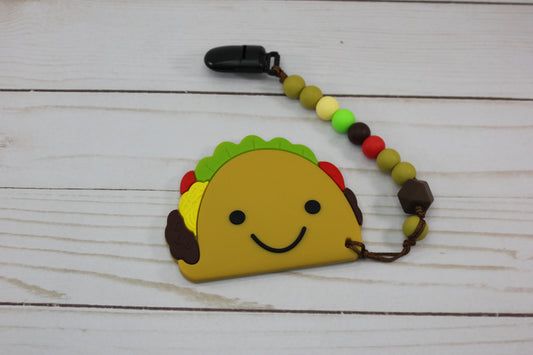 Taco Teether with Clip