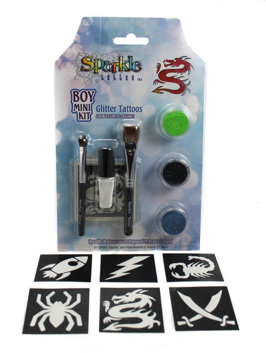 Glitter Tattoo Mini Kit - Boy