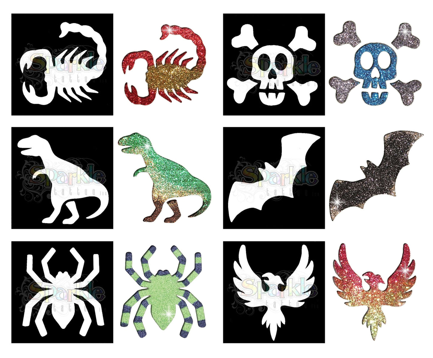 Tattoo Stencils - Boy Collection