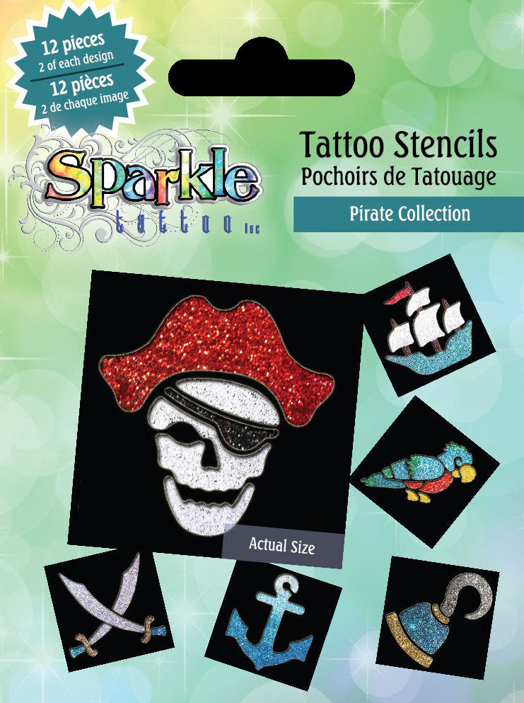 Tattoo Stencils - Pirate Collection