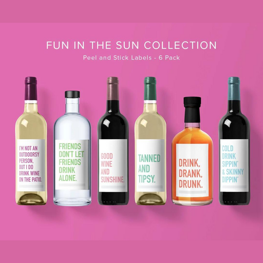 Fun in the Sun Wine Labels
