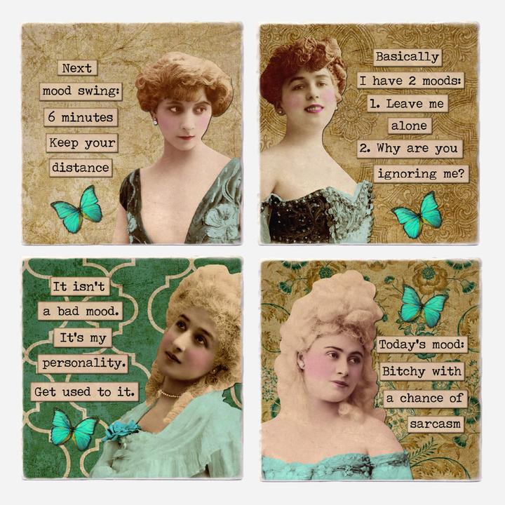 Bitchin Babes Coaster Set
