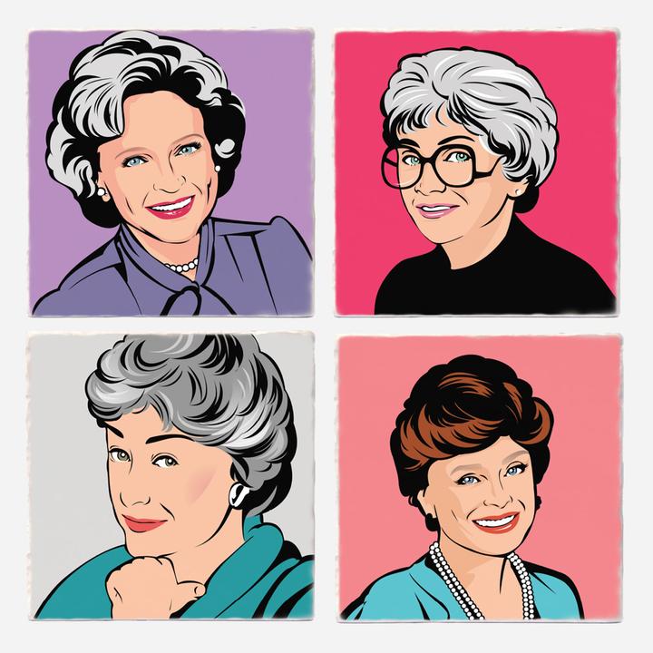 Golden Girls Coaster Set