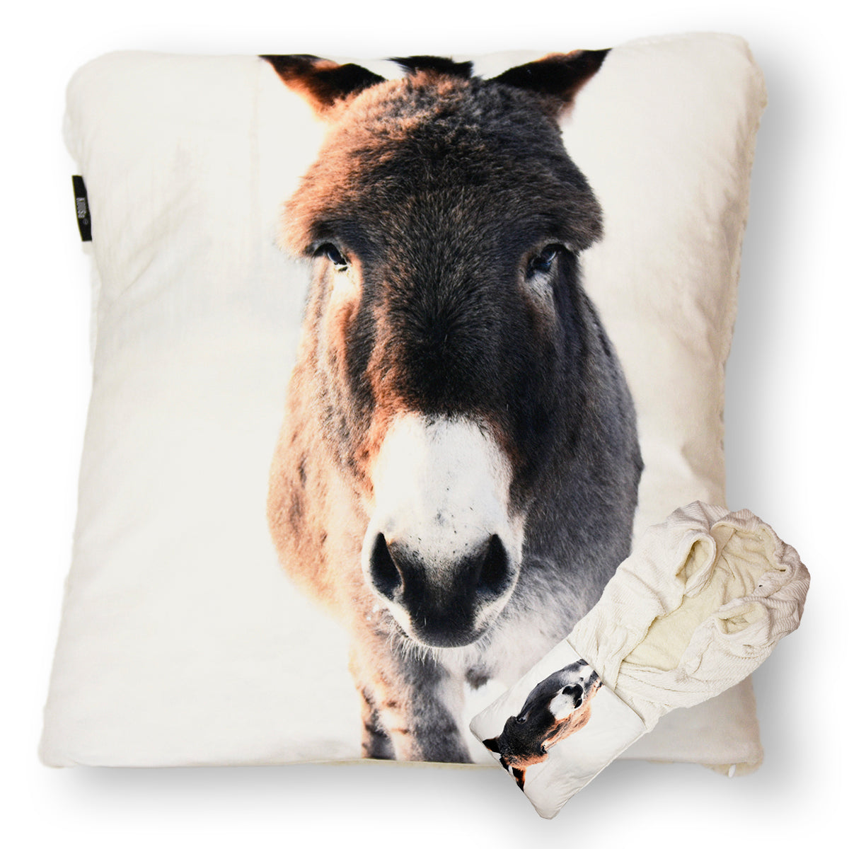 Kousa Blanket Pillow - Donkey