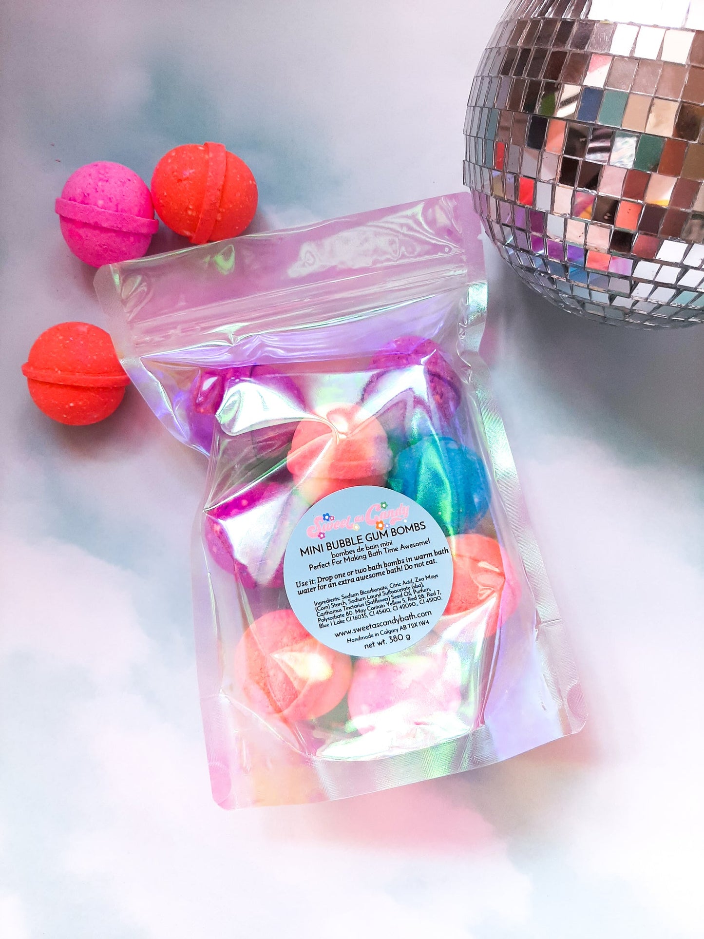 Mini Bubblegum Bath Bombs