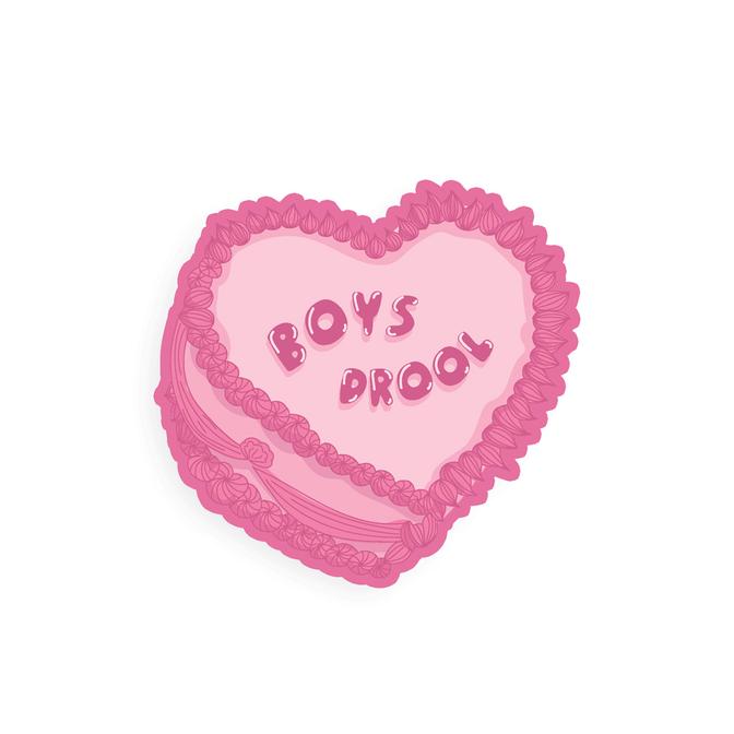 Boys Drool Sticker