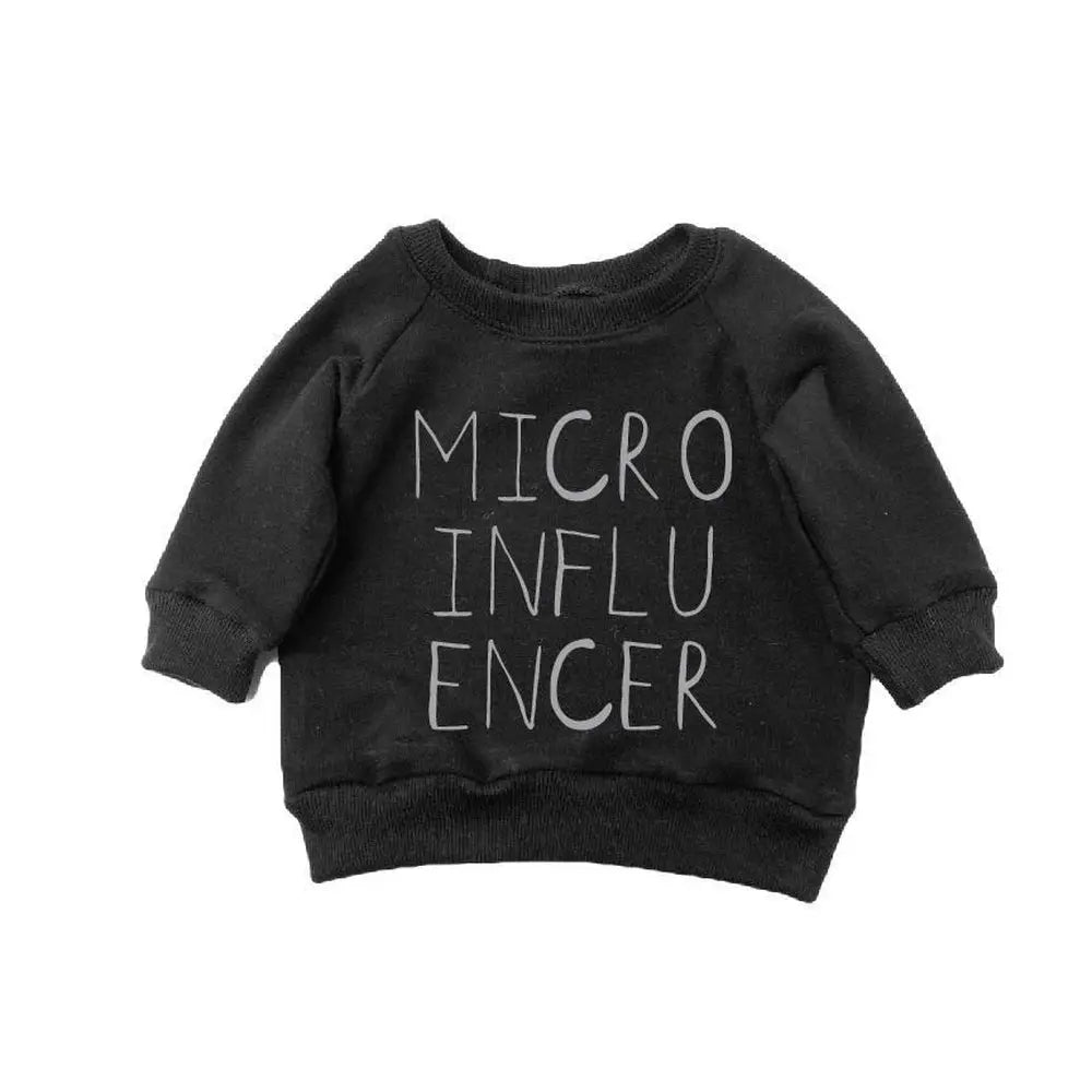 Microinfluencer Sweatshirt - Black