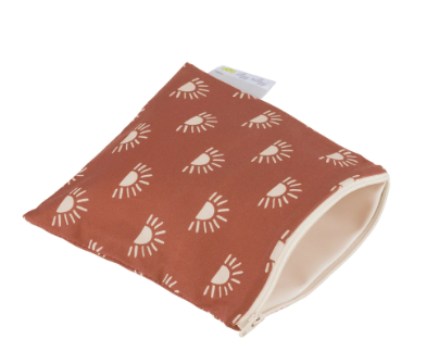 Reusable Zipper Bag - Terracotta Sun