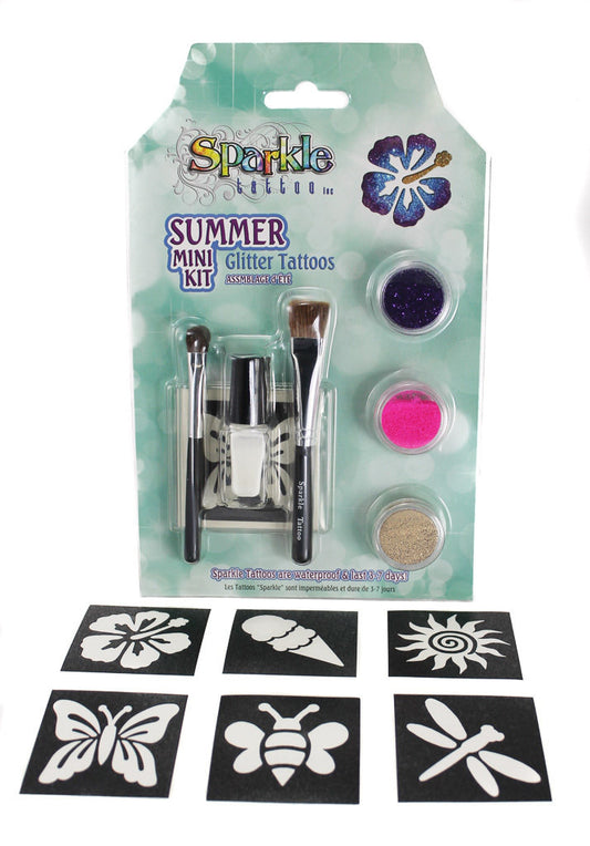 Glitter Tattoo Mini Kit - Summer