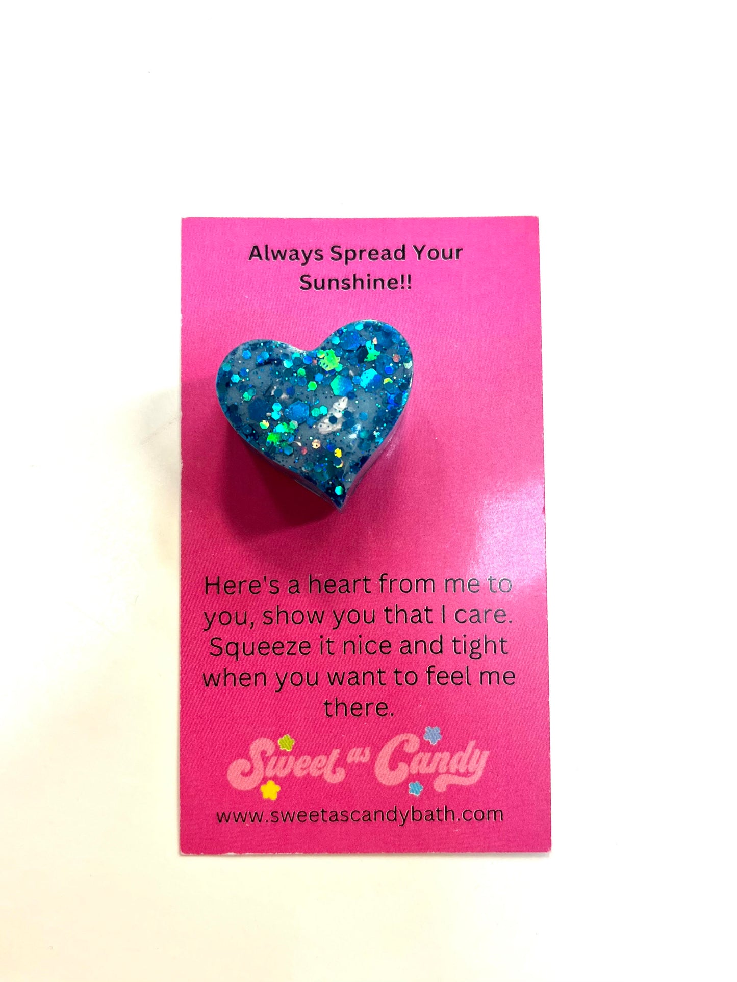 Resin Heart with Card