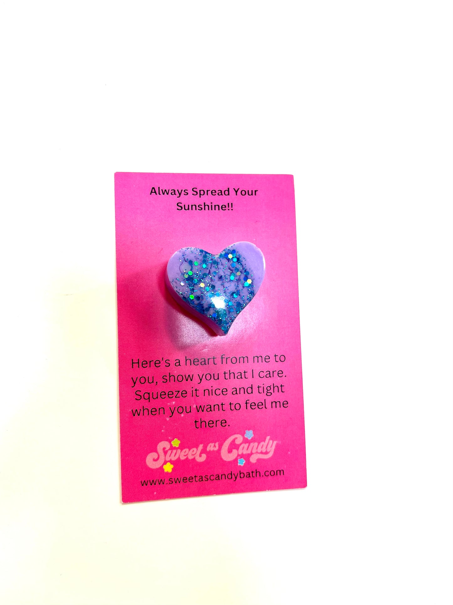 Resin Heart with Card